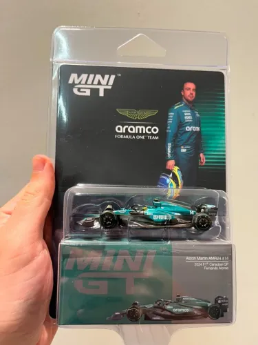 Aston Martin AMR24 #14 - Fernando Alonso | GP Canadá 2024 | Mini GT #1113
