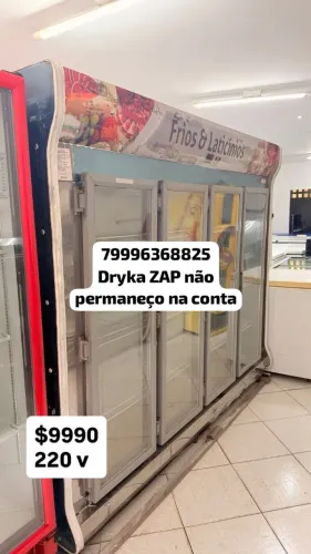 expositor vertical quatro portas vitrine refrigerada