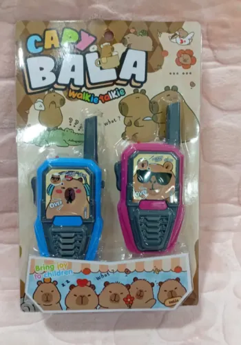 Rádio Comunicador Infantil Walkie Talkie Capivara