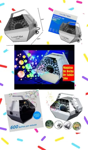 Máquina de bolha de sabão