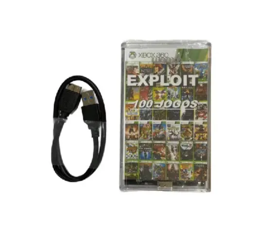 HD 500GB Lotado De Jogos Para Xbox 360 (Fat/Slim/Super Slim) Via USB