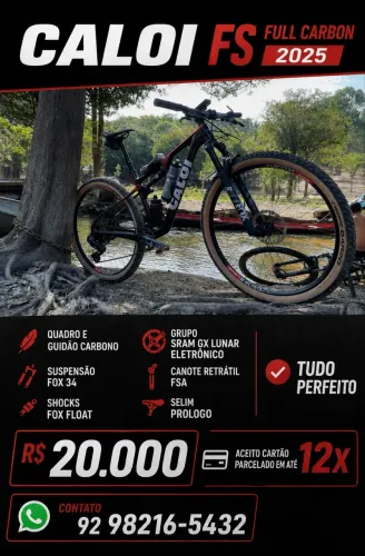 Bicicleta Caloi Full Carbon