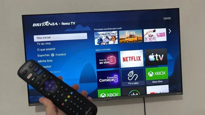 Tv smartv Britânia 43 polegadas