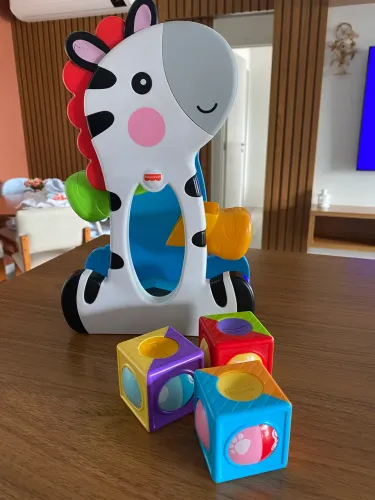 Zebra blocos surpresa Fisher Price 