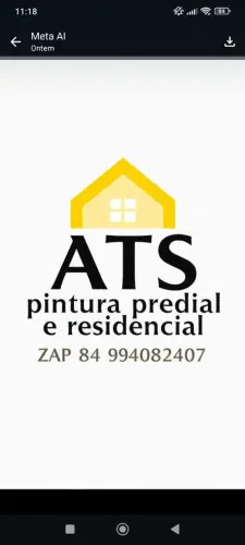ATS pintura predial e residencial serviço de pintura textura cimento queimado