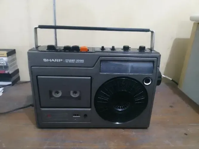Radio Gravador Sharp Modelo GF 1602 X 100 % Funcional