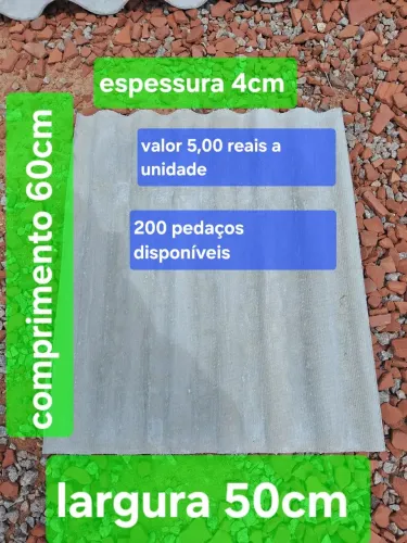 Vendo telhas novas em pedaços