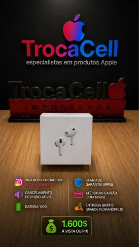 AirPods Pro 3 Lacrado!! 01 ano de garantia. Loja Física!!