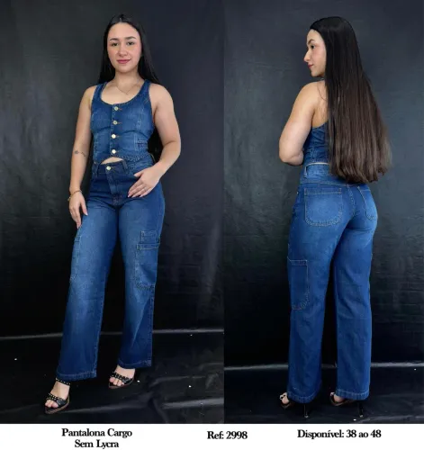 Calça Cargo/ sem lycra