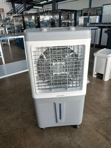 Climatizador Ventilador Evaporativo Ventisol 60l Industrial Branco