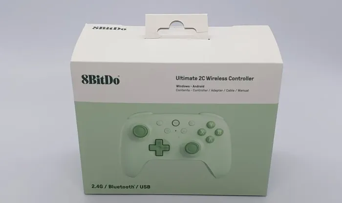 Controle 8BitDo sem fio Ultimate 2C Verde PC e Android lacrado