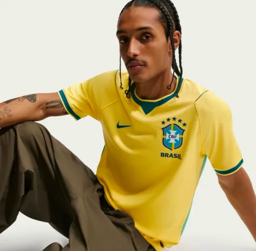 Camisa do Brasil Oficial Nike 2026/27 Torcedor Pro Masculino 