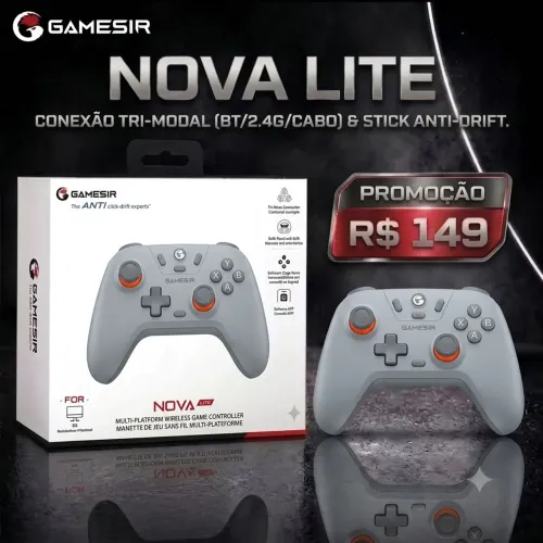 Controle Gamesir Nova Lite Cinza