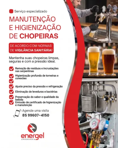 MANUTENÇÃO CONSERTO DE CHOPEIRAS ASSISTÊNCIA TÉCNICA ESPECIALIZADA