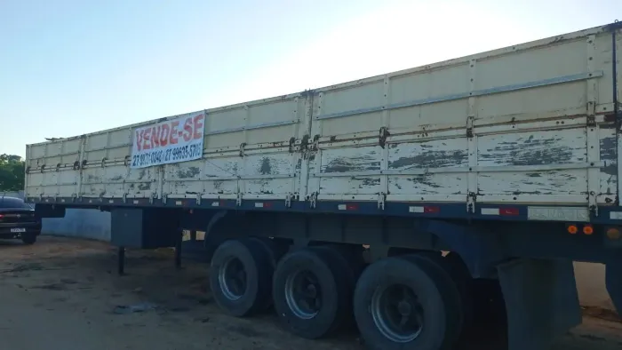 Vendo carreta 65 mil carroc aberta 2009-ideal para grãos e cargas gerais/pront para trab