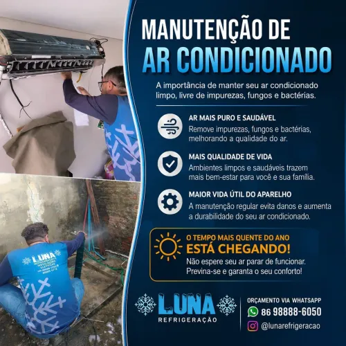 Manutenção de ar condicionado e instalação elétrica