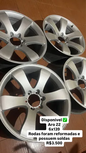 Rodas aro 22 6x139 camioneta
