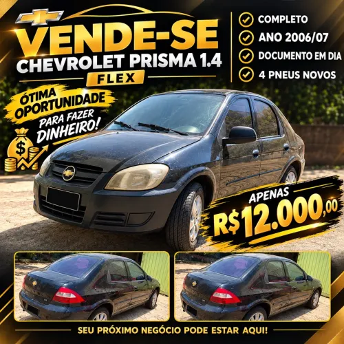 Chevrolet Prisma Sed. Maxx/ LT 1.4 8V Econof. 4P 2007