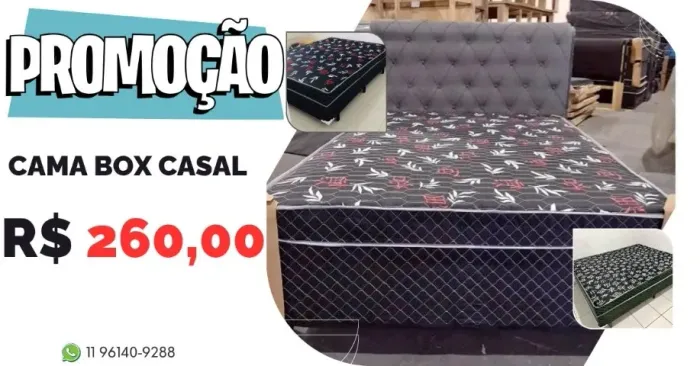 cama box casal (promoção)