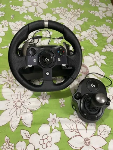 KIT Volante Logitech G920 + Câmbio + Pedais | 6x sem juros (Xbox/Pc)