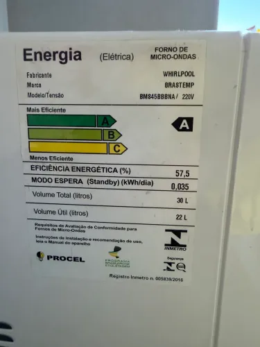 Microondas Brastemp Active