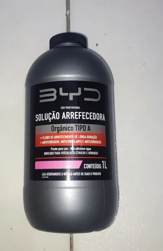 Aditivo Radiador Original BYD Rosa/ Fluido de Arrefecimento original BYD