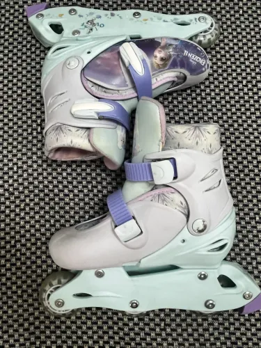 Patins 3 rodas ajustável menina - Frozen