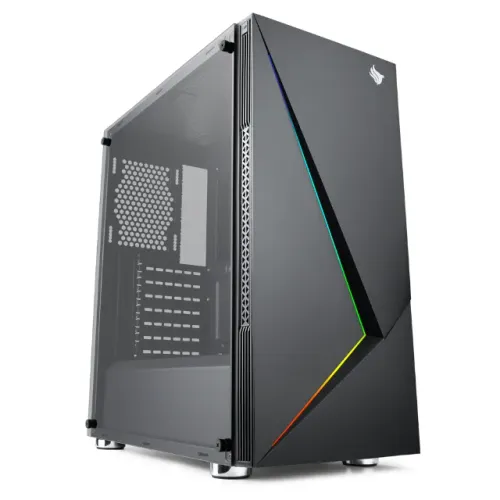 Gabinete Gamer Pichau Komor RGB com lateral de vidro temperado