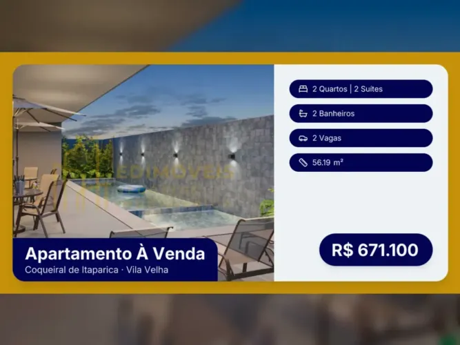 Seu novo lar: apartamento com 2 suítes em Coqueiral de Itaparica, perto da praia!