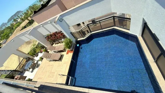 Cobertura duplex de luxo com 4 suítes na Enseada, Guarujá