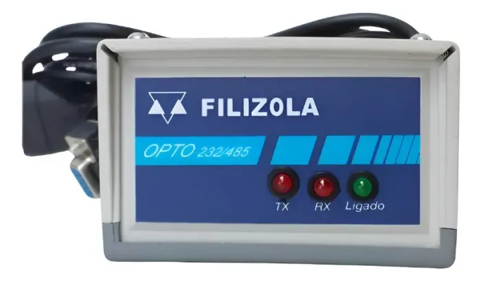 Opto Conversor Serial RS-232/485 para Balanças Filizola