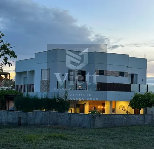 Casa de luxo em condomínio à venda em São Miguel do Gostoso-RN: 7 quartos, 7 suítes, 260m²