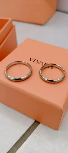 Alianças Vivara Prata 925 n°16 e 22