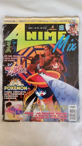Revista Anime Mix ano I n° 03 - Pokémon 01 ao 50