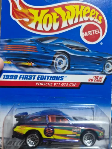 HOT WHEELS PORSCHE 911 GT3 CUP - 1999 FIRST EDITIONS<br>Hot Wheels Porsche 911 G