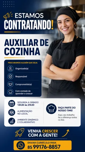 Vaga - Auxiliar de Cozinha