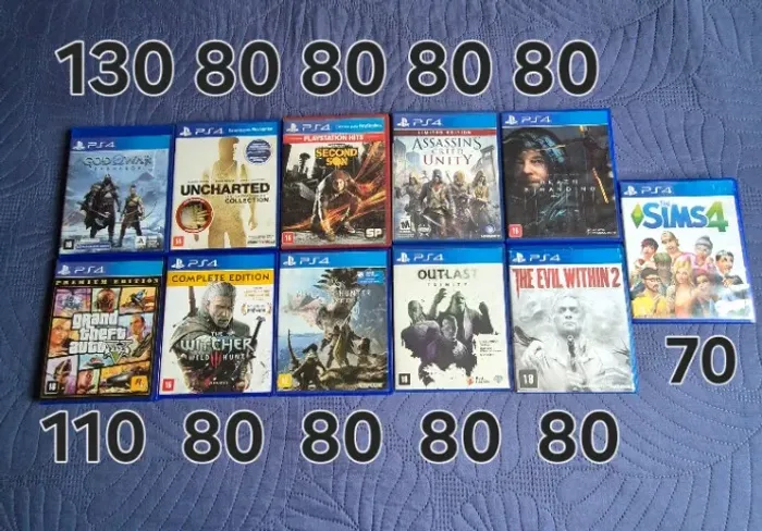Jogos Originais para PS4 a partir de R$ 70 | Qualidade e Procedência Rian Eletro