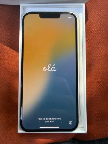 iPhone 14 128GB Estelar (Starlight) - Impecável, Bateria 85%, Na Caixa