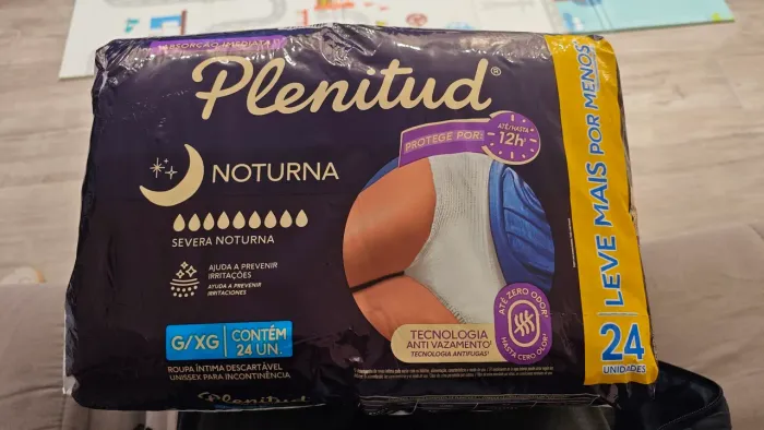 Roupa íntima descartável pós parto plenitud G/XG 24 unidades