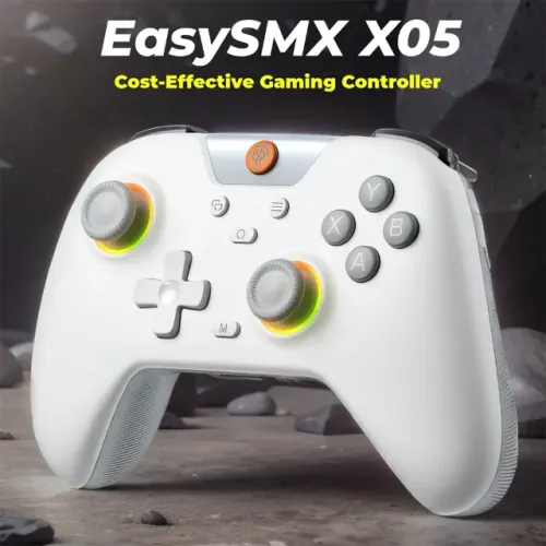Controle EasySMX X05 Bluetooth Sem Fio Hall Effect - PC, Switch, Android e iOS