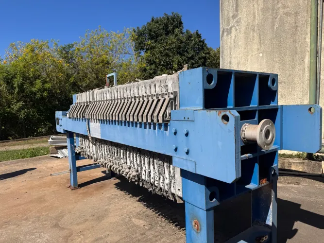 FILTRO PRENSA INDUSTRIAL X10MW30/800-UB - 30 m² - 435 L - PLACAS 800 × 800