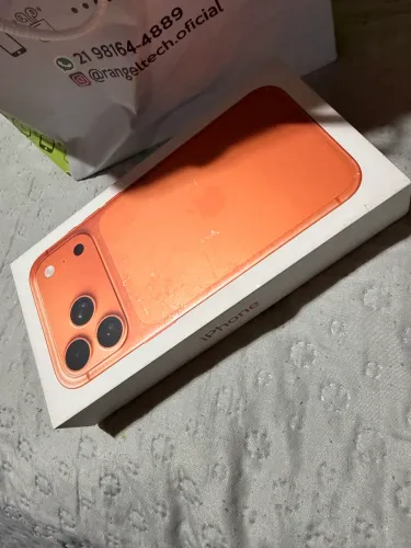 iPhone 17 pro max com nota e caixa 