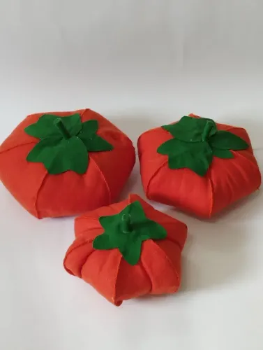 Trio de abóbora feltro