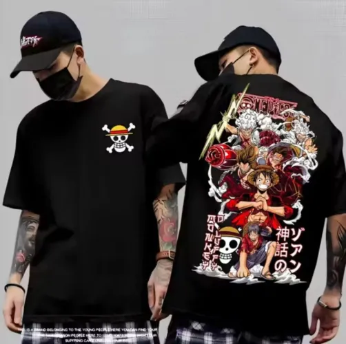 Camiseta Algodão Luffy Gear5 Best One Piece