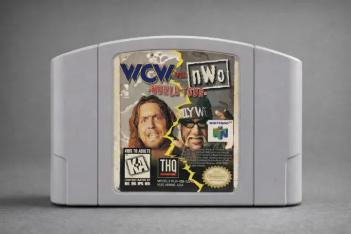 WCW vs NWO World Tour Nintendo 64 Cartucho Fita Japonês
