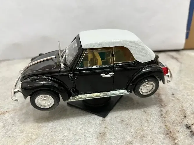 Miniatura Fusca Cabriolet Conversível Vintage - Polistil - esc. 1:25