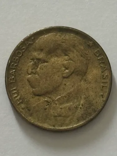 Moeda Antiga Brasileira 20 Centavos De Cruzeiro 1955 Rui Barbosa
