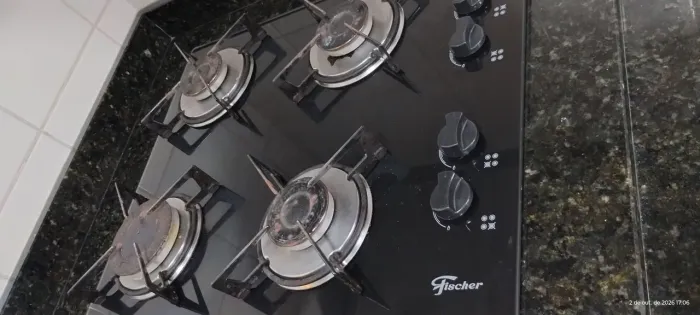 Fogão Fischer Cooktop 4 bocas semi-novo