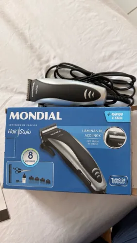 Máquina de corte de cabelo e barba mondial
