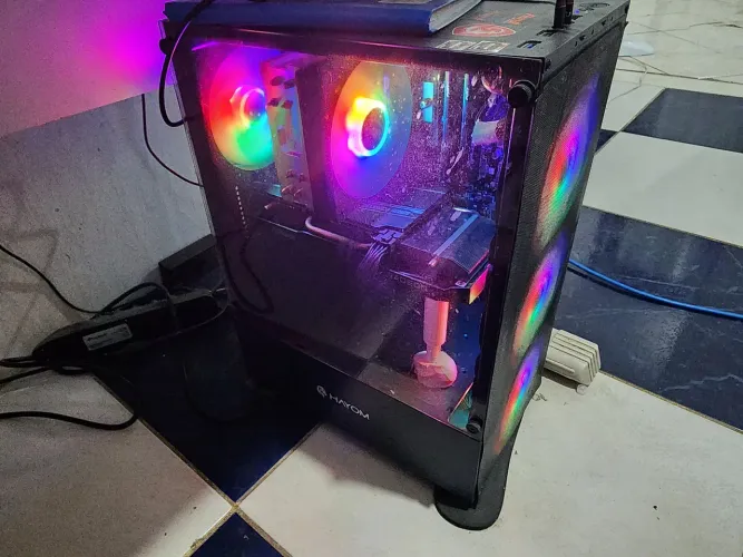 Pc Gamer R5 5600g / Rx 7600 8gb OC asrock / 32gb de ram / 1,5 TB de armazenamento NVME